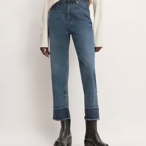 NWT Everlane The Way-High Jean Size 30 in Blue/Abyss